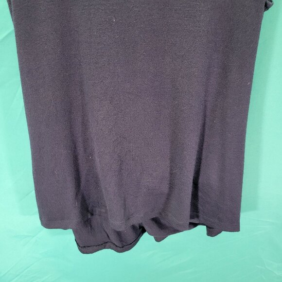 41 Hawthorn Navy Blue Sleeveless Drape Front Knit Top XXL - Picture 8 of 8
